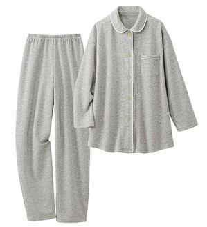 LAVIENNE（ラヴィエンヌ）の「ふんわりキルト快眠サポートパジャマ（パジャマ・ルームウェア）」｜杢グレー