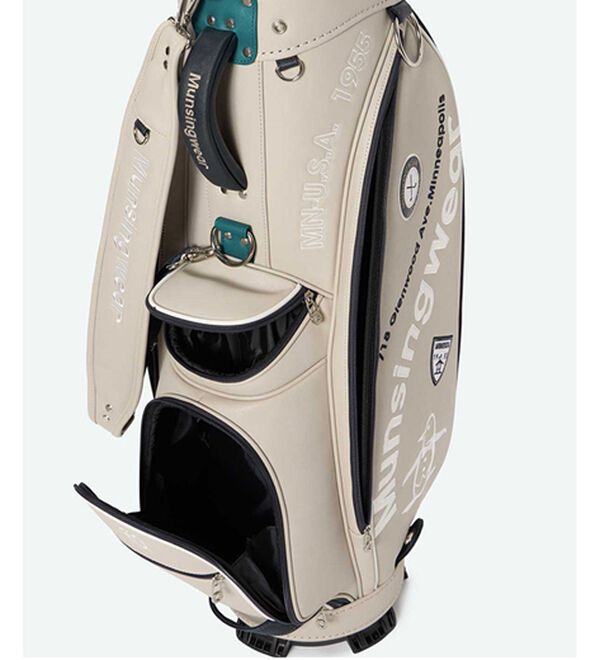 「＜マンシングウェア＞９．０カープロゴキャディバッグ（メンズゴルフグッズ）」｜詳細画像