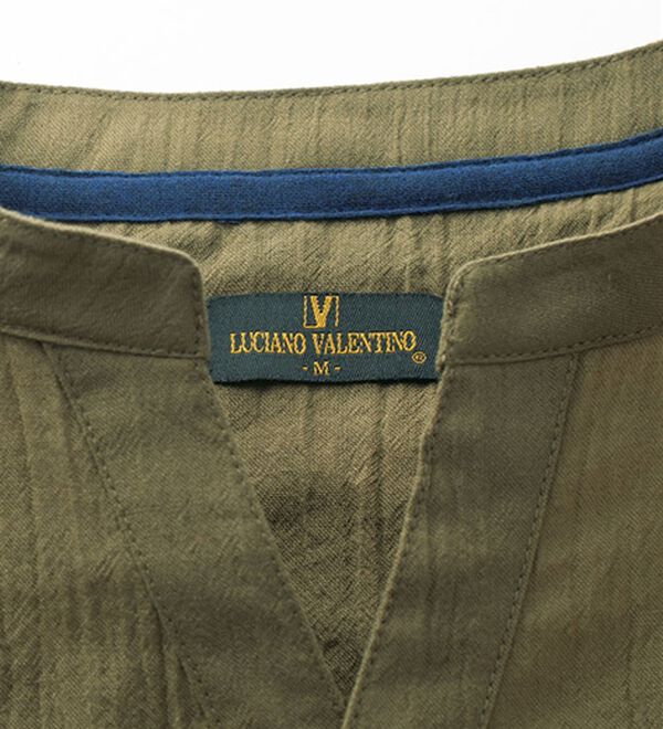 「【３枚組】紳士用楊柳ルームシャツ（メンズルームウェア）」｜詳細画像