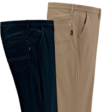 「【２本組】裾の長さを自由に調整できるパンツ（メンズフルレングスパンツ）」