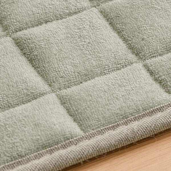 iellio（イエリオ）の「肌触りやわらか！綿１００％タオル地ラグ＜洗濯機で洗える・コットン・カーペット・オールシーズン・裏面滑り止め加工＞（ラグ）」｜詳細画像