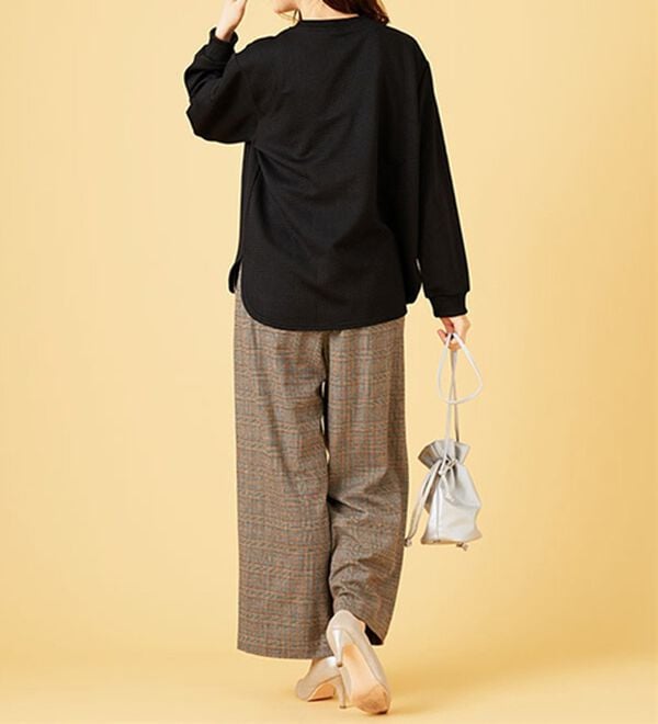 BELLUNA（ベルーナ）の「ふくれジャカードキルトプルオーバー（カットソー）」｜詳細画像