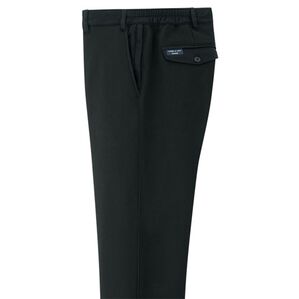 「≪ＴＶ限定★≫＜コムルヴァン・オム＞お父さんの裏シャギー７得パンツ（メンズフルレングスパンツ）」｜ブラック