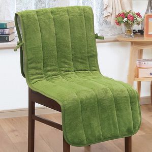 「アルミシート入りあったかチェアカバー（チェアカバー・チェアパッド）」｜グリーン