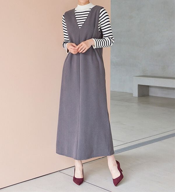 RANAN（ラナン）の「もちもちリブパイピングハイネックニット（ニット・セーター）」｜詳細画像