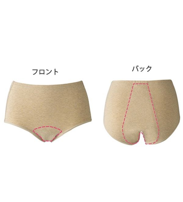 LAVIENNE（ラヴィエンヌ）の「吸水！安心ひろがるオーガニックコットンショーツ（安心ショーツ）」｜詳細画像