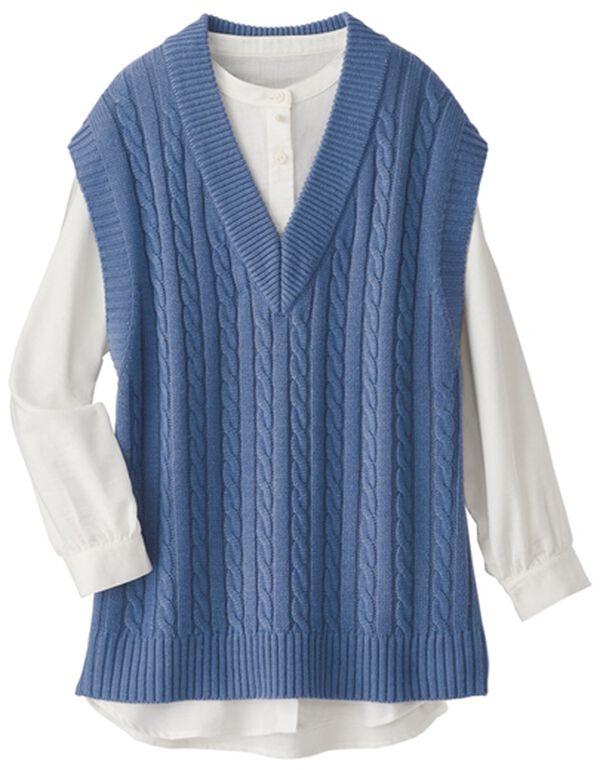 BELLUNA（ベルーナ）の「ニットベストアンサンブル（ベスト）」｜詳細画像