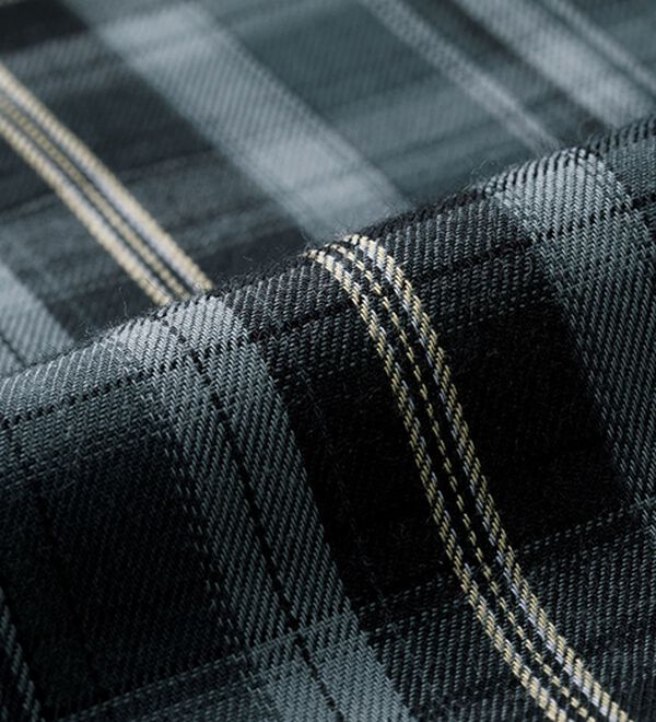 BELLUNA（ベルーナ）の「綿１００％チェック柄ティアードスカート（ロングスカート）」｜詳細画像