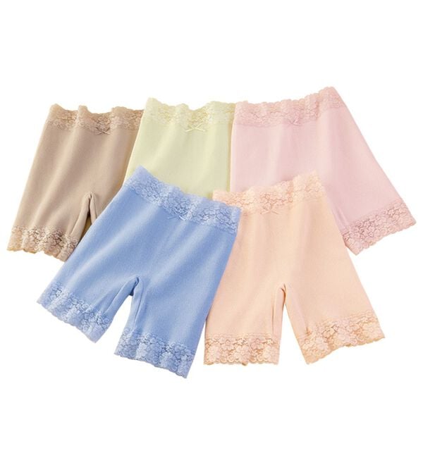 LAVIENNE（ラヴィエンヌ）の「【５色組】汗・冷房対策のびのびパンツ（ショーツ）」｜詳細画像