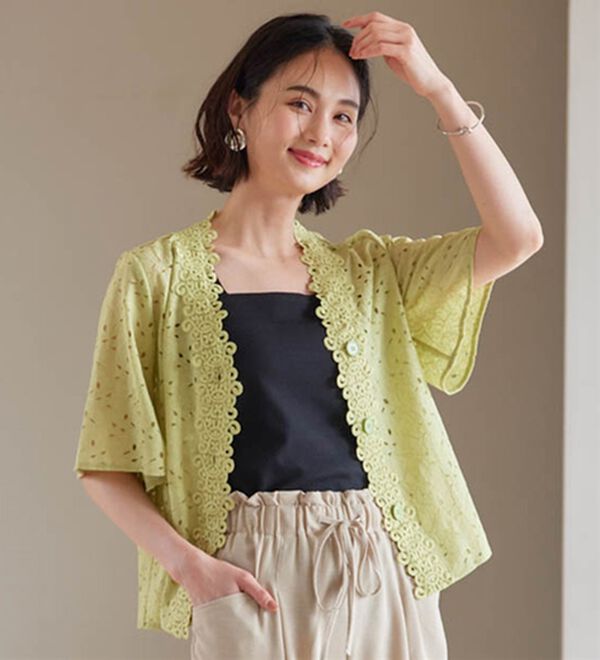 RANAN（ラナン）の「レースコンビブラウス（ブラウス）」｜詳細画像