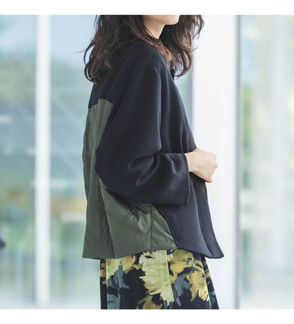 RANAN（ラナン）の「異素材使いブルゾン（ブルゾン）」｜詳細画像