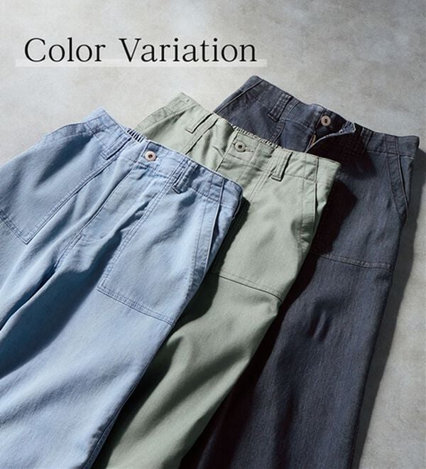 BELLUNA（ベルーナ）の「新感覚！メッシュデニムワイドパンツ（フルレングスパンツ）」｜詳細画像