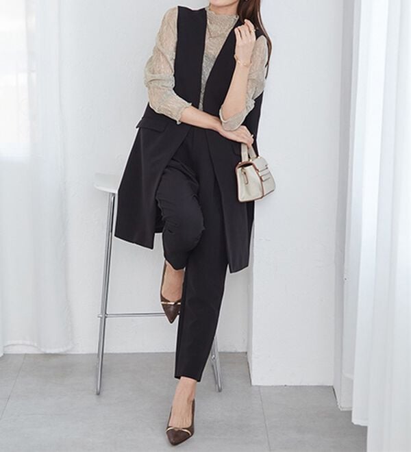 RANAN（ラナン）の「＜２点セット＞ロングジレセットアップ（その他スーツ）」｜詳細画像