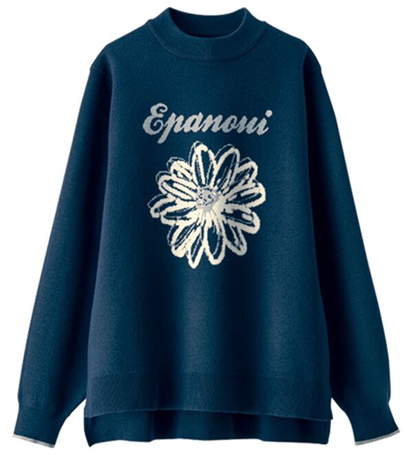 BELLUNA（ベルーナ）の「ロゴジャカードニットプルオーバー（ニット・セーター）」｜詳細画像