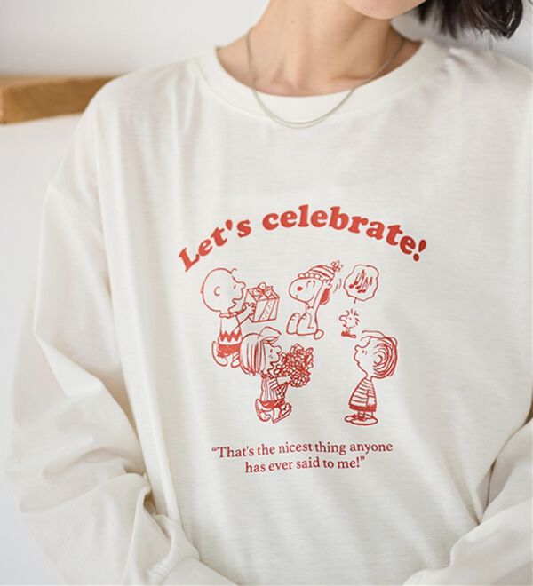 Viola e Viola（ヴィオラ エ ヴィオラ）の「【スペシャルコラボ】スヌーピーCelebrateTシャツ（Tシャツ）」｜詳細画像