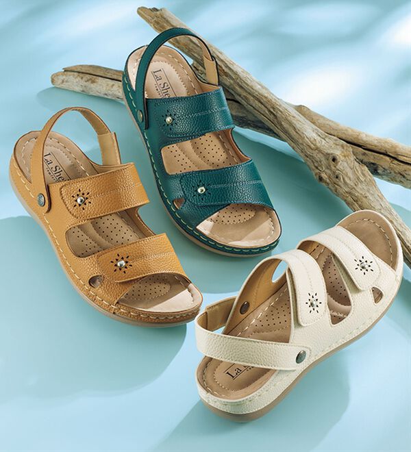 ルフラン（ルフラン）の「幅が調節できる２ＷＡＹベルトサンダル＜ラシーナコンフォート＞（サンダル・ミュール）」｜詳細画像