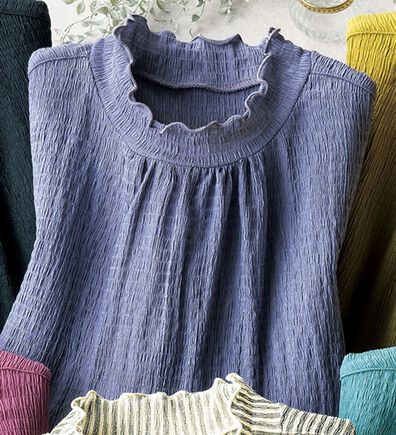 ルフラン（ルフラン）の「さらり涼やかブラウスみたい！プルオーバー（カットソー）」