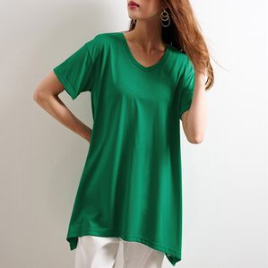 RANAN（ラナン）の「【新色追加・動画】ひんやり！レディゆるシルエットＴシャツ（カットソー）」｜詳細画像