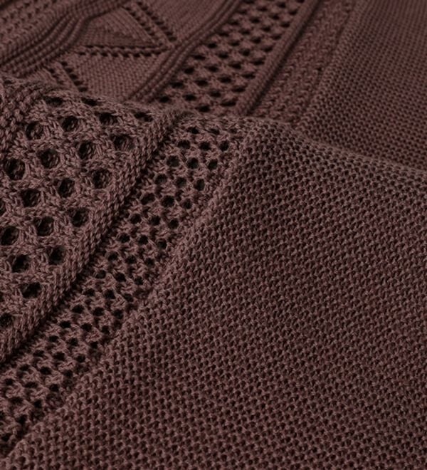 BELLUNA（ベルーナ）の「透かし編ドルマンニットプルオーバー（ニット・セーター）」｜詳細画像