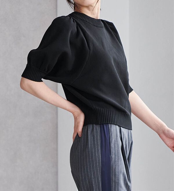 RANAN（ラナン）の「ボリュームパフスリーブニットトップス（ニット・セーター）」｜詳細画像