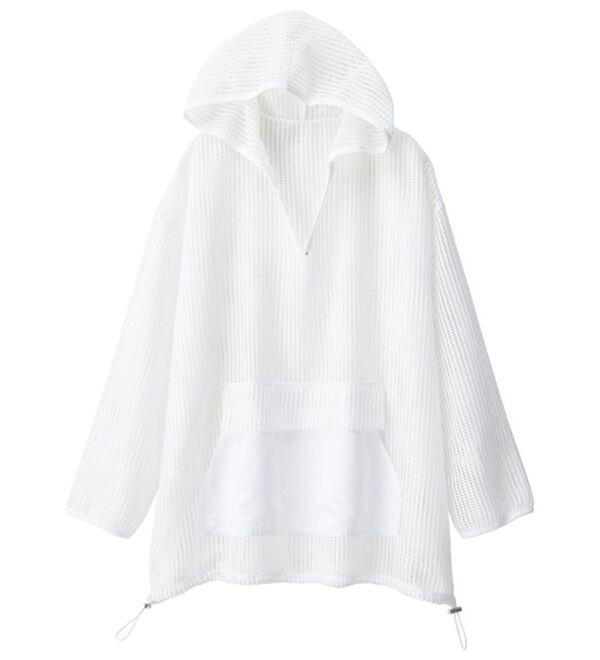 RANAN（ラナン）の「ゆるっとメッシュ素材アノラックパーカー（パーカー）」｜詳細画像