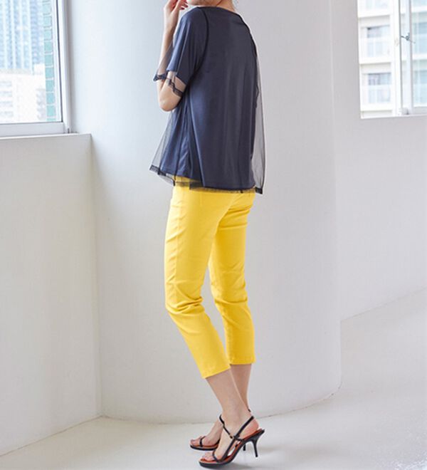 RANAN（ラナン）の「【4つの機能付】美脚クロップドパンツ（クロップドパンツ）」｜詳細画像