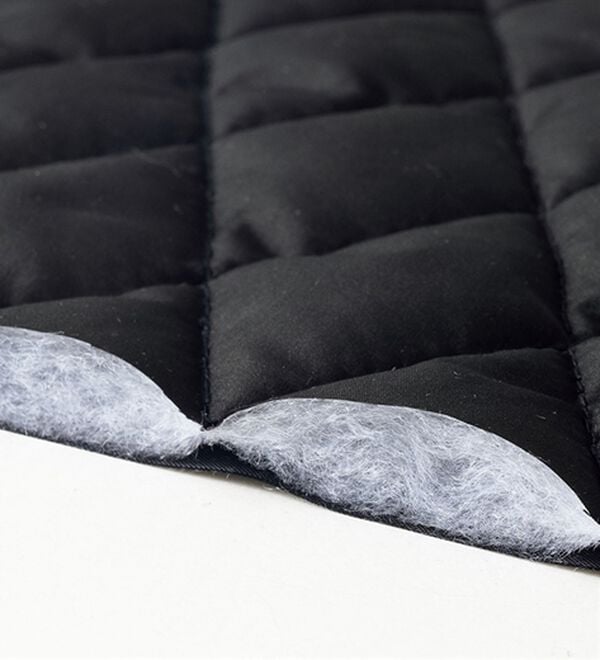 ルフラン（ルフラン）の「首まわりあったか！中わたキルティングコート（ロングコート）」｜詳細画像