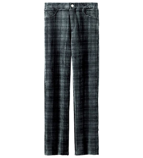 BELLUNA（ベルーナ）の「ふんわりなめらか裏ベロアパンツ（フルレングスパンツ）」｜詳細画像