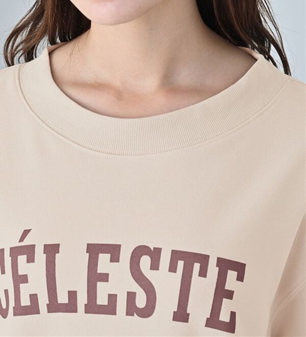 Viola e Viola（ヴィオラ エ ヴィオラ）の「ゆるシルエット裏毛ロゴスウェット（カットソー）」｜詳細画像