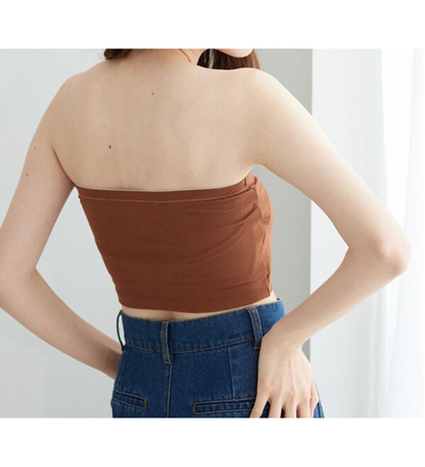 YU'NOW（ユナウ）の「カジュアルリブチューブブラ（ブラジャー）」｜詳細画像