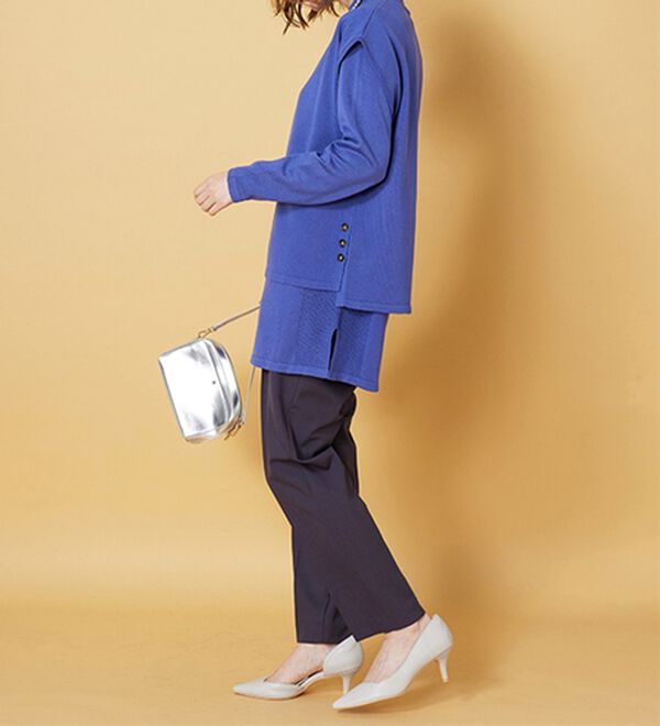 BELLUNA（ベルーナ）の「ベスト付ニットチュニックアンサンブル（アンサンブル）」｜詳細画像