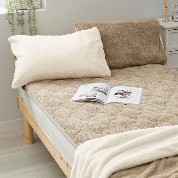 iellio（イエリオ）の「もこもこ軽寝具シリーズ　敷パッド（ボックスシーツ・ベッドシーツ）」｜詳細画像