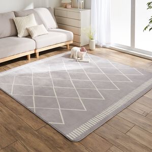 iellio（イエリオ）の「北欧調洗えるはっ水フランネルラグ＜ロングシーズン・床暖対応・洗濯可能・ウォッシャブル・おしゃれ・はっ水＞（ラグ）」｜詳細画像