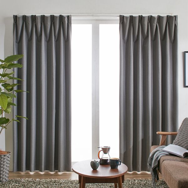 iellio（イエリオ）の「１００％遮光・断熱保温・防音・天然素材風カーテン（ドレープカーテン）」｜詳細画像