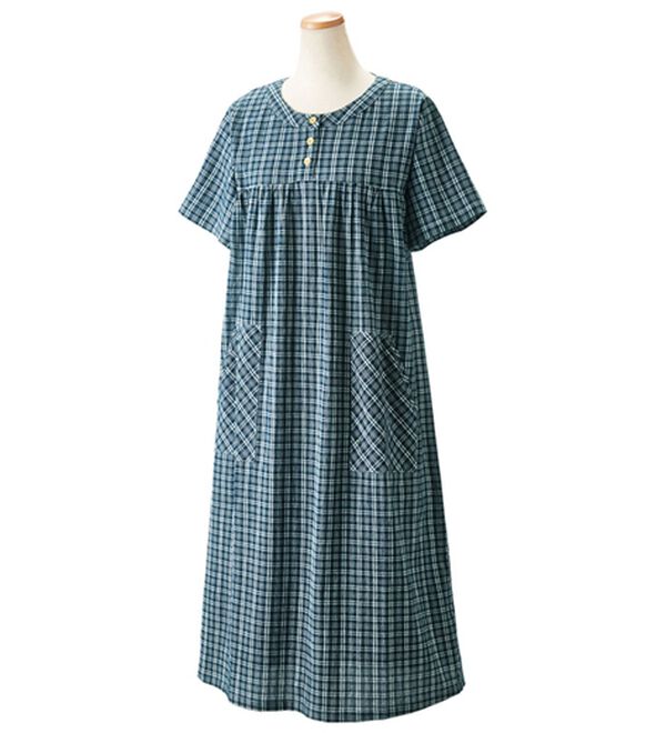 ルフラン（ルフラン）の「【２色組】おうちで涼やか夏の楊柳ワンピ（その他ワンピース）」｜詳細画像