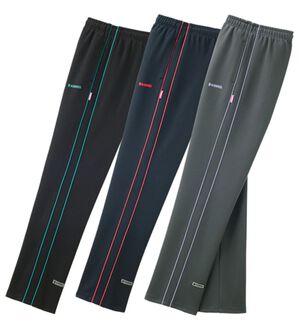 ルフラン（ルフラン）の「【３本組】［Ｋ・ＳＷＩＳＳ］美脚仕様のお出かけジャージパンツ（その他パンツ）」｜3本組