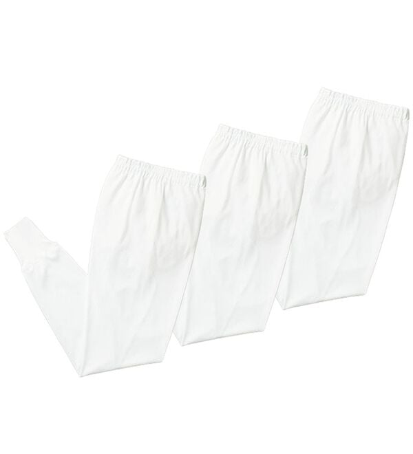 「【３枚組】＜ＧＵＮＺＥ&times;ベルーナ＞素肌の匠（Ｒ）日本製綿１００％インナー　長ズボン下（メンズ靴下・タイツ）」｜詳細画像