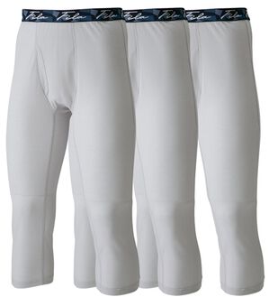 「【３枚組】＜フィラ＞肌側綿１００％風通すステテコ（メンズ肌着・インナーウェア）」｜グレー3枚組