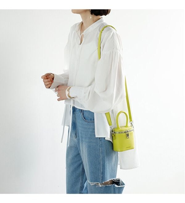 GeeRA（ジーラ）の「イレギュラーヘムスキッパーネックシャツ（シャツ）」｜詳細画像