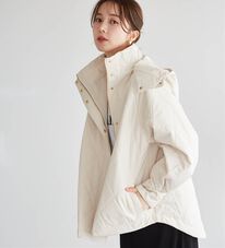 RANAN（ラナン）の「２ｗａｙボリューム袖ライトダウンキルティングアウター（ハーフコート）」