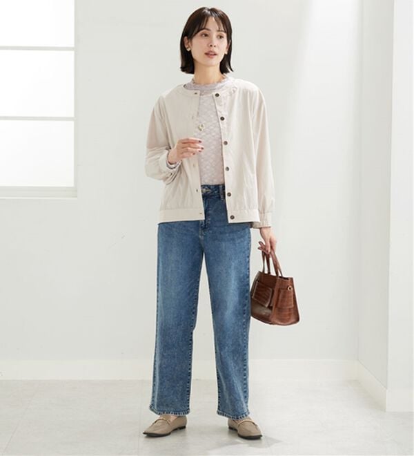 BELLUNA（ベルーナ）の「ビンテージ調ボタンデザインブルゾン（その他ジャケット）」｜詳細画像