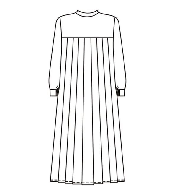 RANAN（ラナン）の「洗える！バックプリーツワンピース（ブラックフォーマル（喪服・礼服））」｜詳細画像