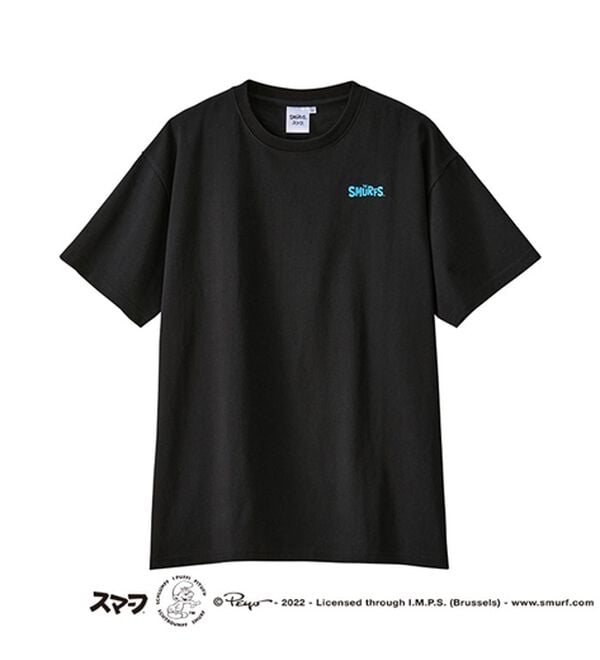 GeeRA（ジーラ）の「【スマーフ】コラボプリントＴシャツ（カットソー）」｜詳細画像