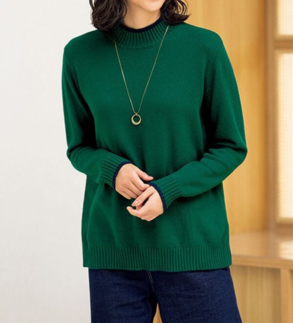 ルフラン（ルフラン）の「【３色組】重宝＊配色使いニット（ニット・セーター）」｜詳細画像