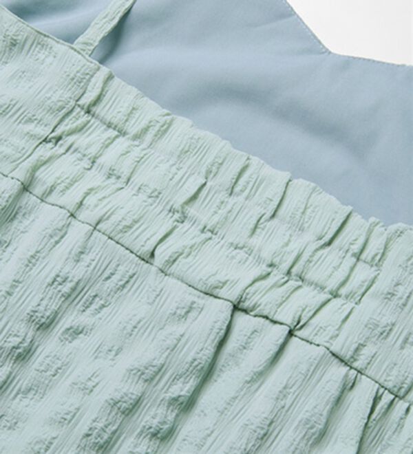 RANAN（ラナン）の「ポコポコ素材フレアーキャミワンピース（その他ワンピース）」｜詳細画像