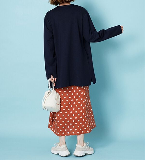 BELLUNA（ベルーナ）の「時短コーデ！ダンボール素材ロングカーデアンサンブル（アンサンブル）」｜詳細画像