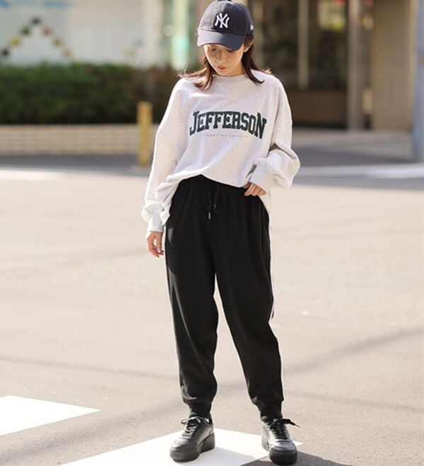 A HAPPY MARILYN（アハッピーマリリン）の「【Ｌ～６Ｌ】＜選べる２型＞ラインで着やせる楽ちん美脚なラインパンツ（フルレングスパンツ）」｜詳細画像