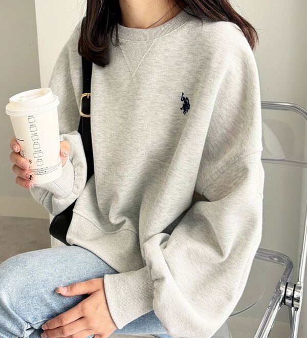 GeeRA（ジーラ）の「【Ｕ．Ｓ．ＰＯＬＯ　ＡＳＳＮ】ショートスウェット（トレーナー・スウェット）」｜詳細画像