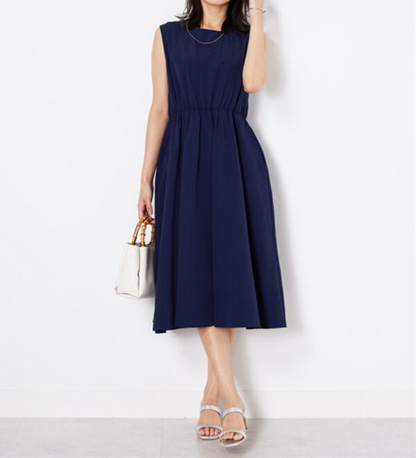 BELLUNA（ベルーナ）の「2点セット【Ｌａｇｒｉｌｕａ】メッシュ使いワンピースアンサンブル（その他ワンピース）」｜詳細画像