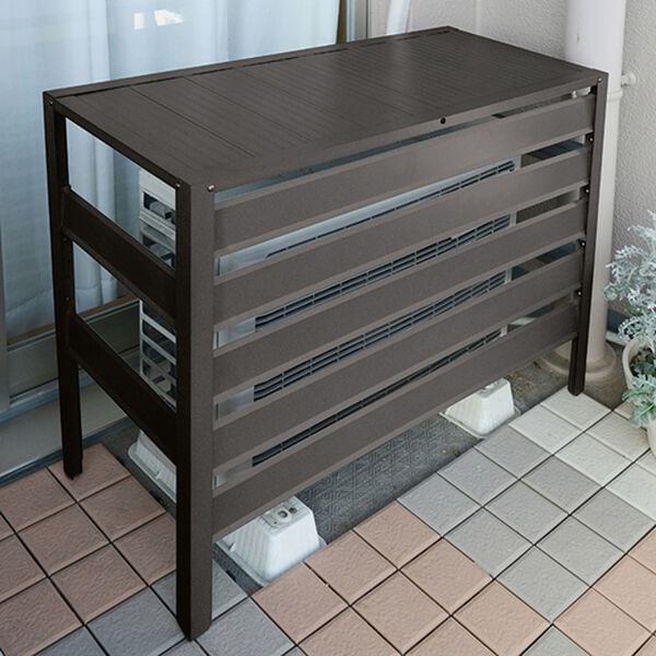 「アルミエアコン室外機カバー（エクステリア・屋外器具）」｜詳細画像